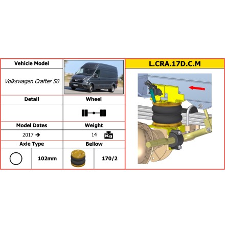Luftfjdring VW Crafter DRW 2017-